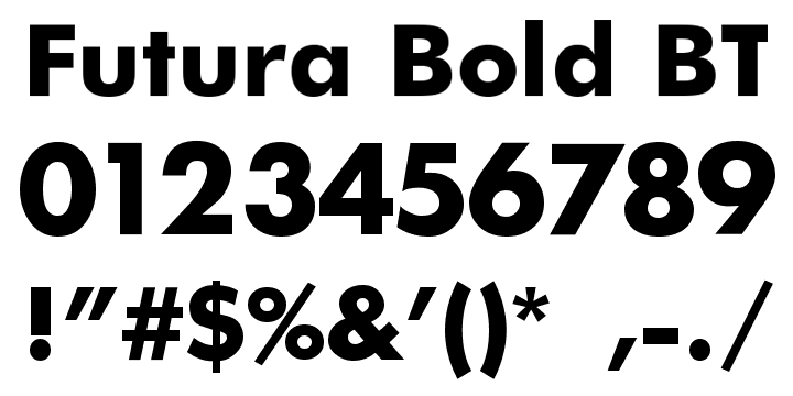 Futura Family Font Free Download Mac